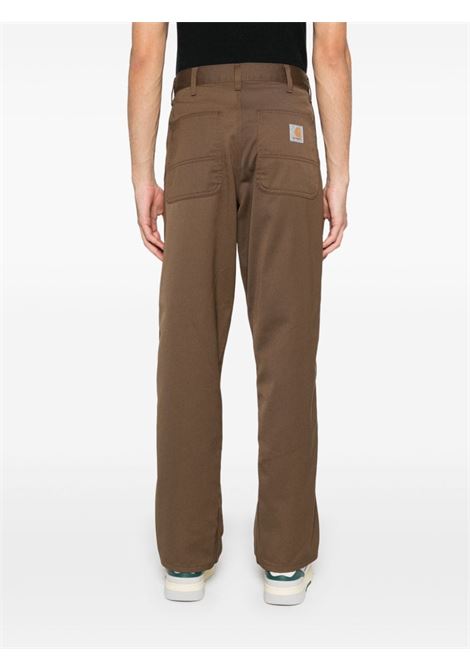 pantaloni simple l32 uomo chocolate in poliestere CARHARTT WIP | I0200752Y.02